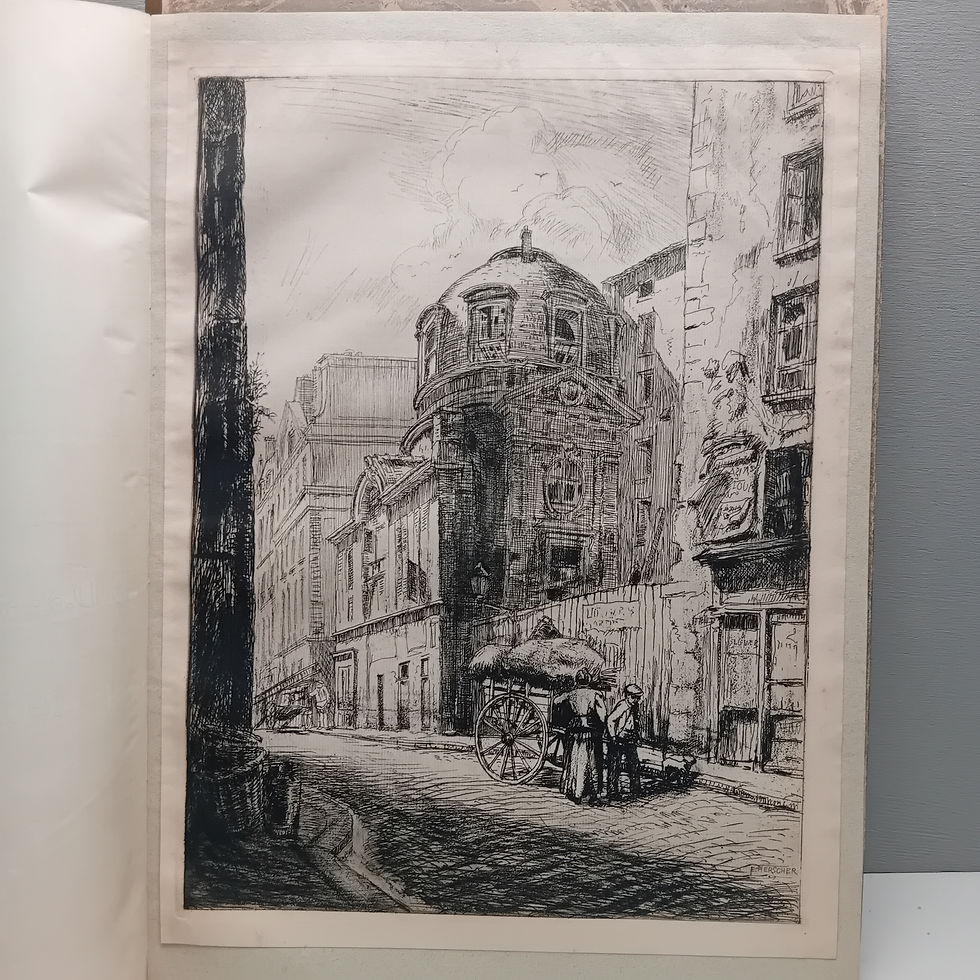 Miniature : HERSCHER Ernest-Marie « Souvenirs du Paris d'hier »