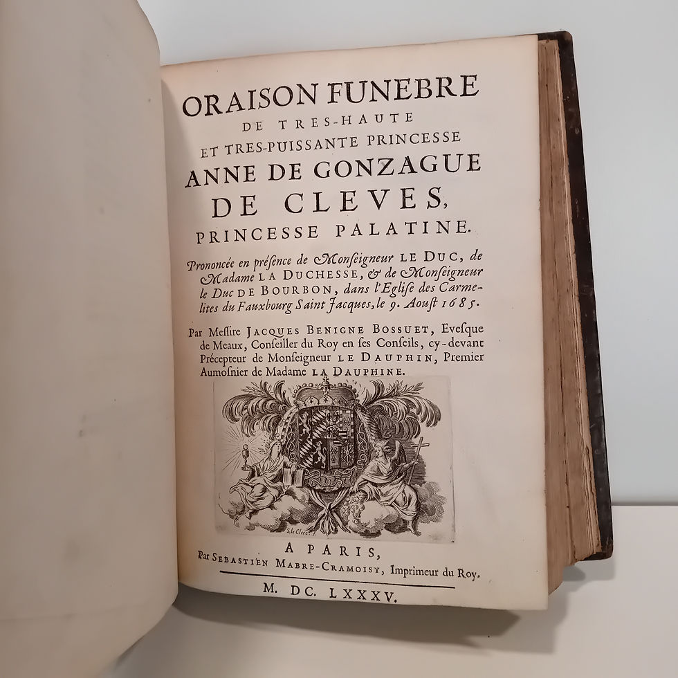 Thumbnail: BOSSUET Jacques Benigne « Sermon, Oraisons funèbres, Eloge, Lettre Pastorale »