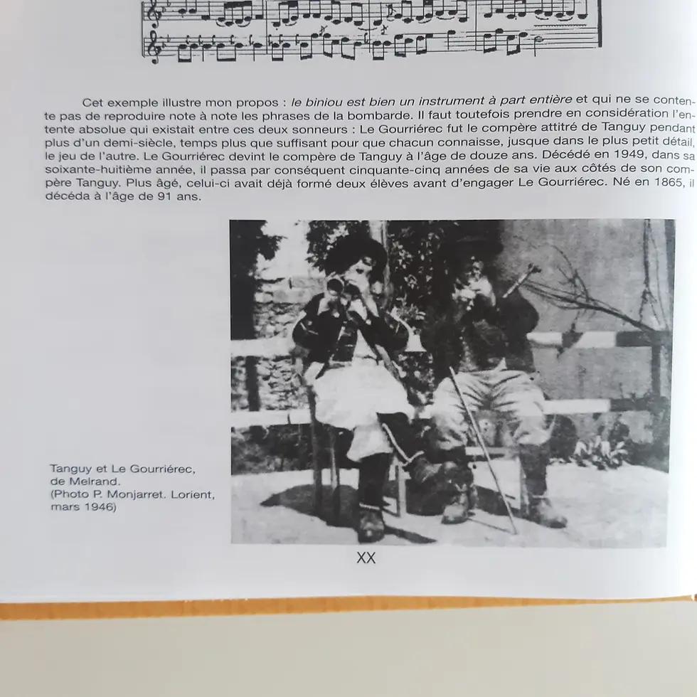 Miniature : MONJARRET Polig « Toniou Breiz-Izel – Musique populaire de Basse Bretagne. Tome