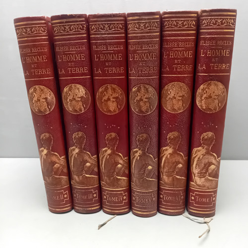 RECLUS Élisée « L'Homme et la Terre » - 6 volumes | L Histoire