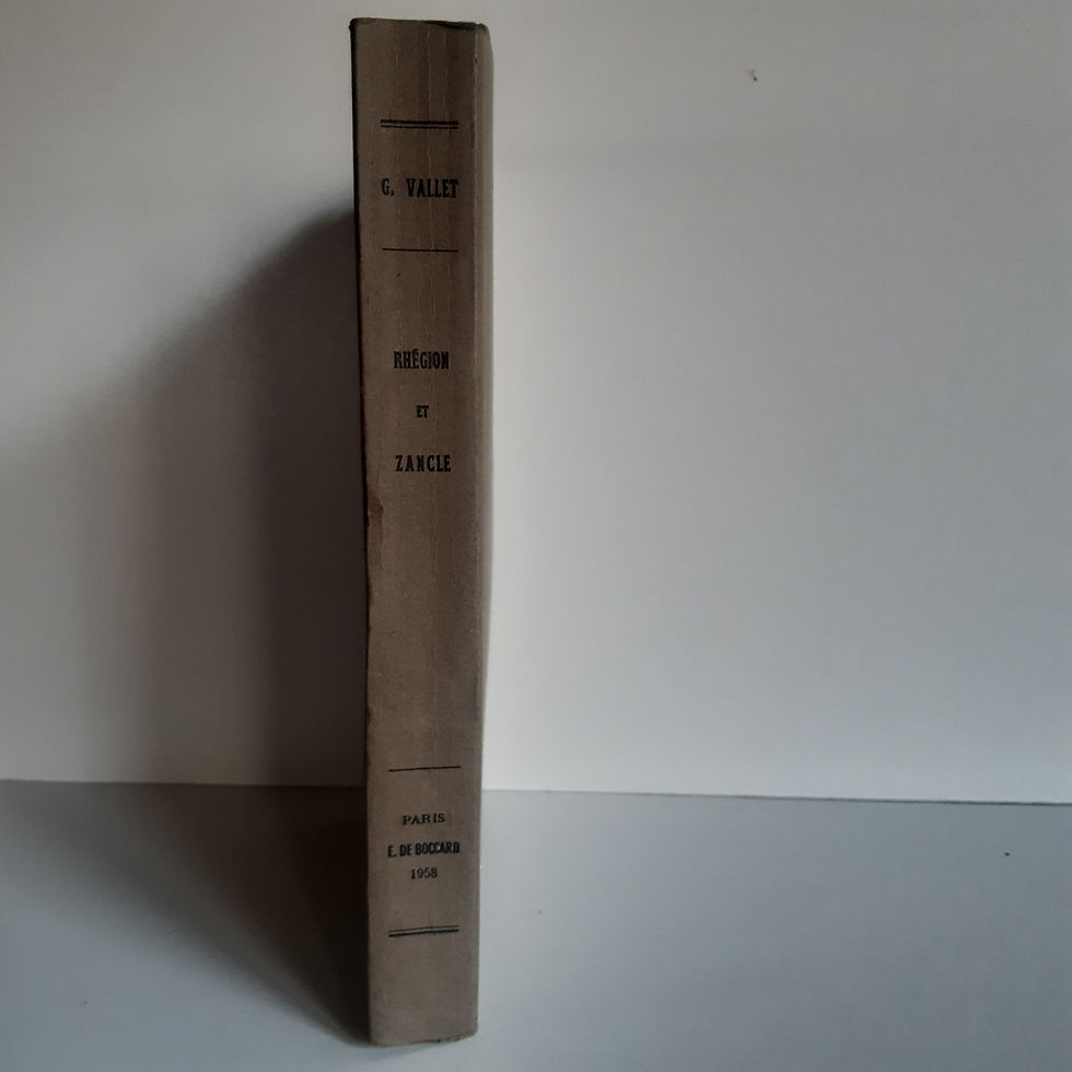 Thumbnail: VALLET G. "Rhégion et Zancle – Histoire, commerce et civilisation des cités"