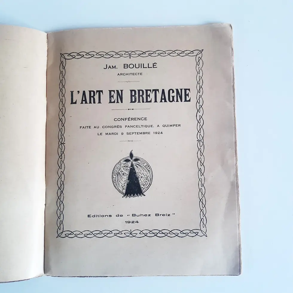 Thumbnail: BOUILLE James « L'art en Bretagne »