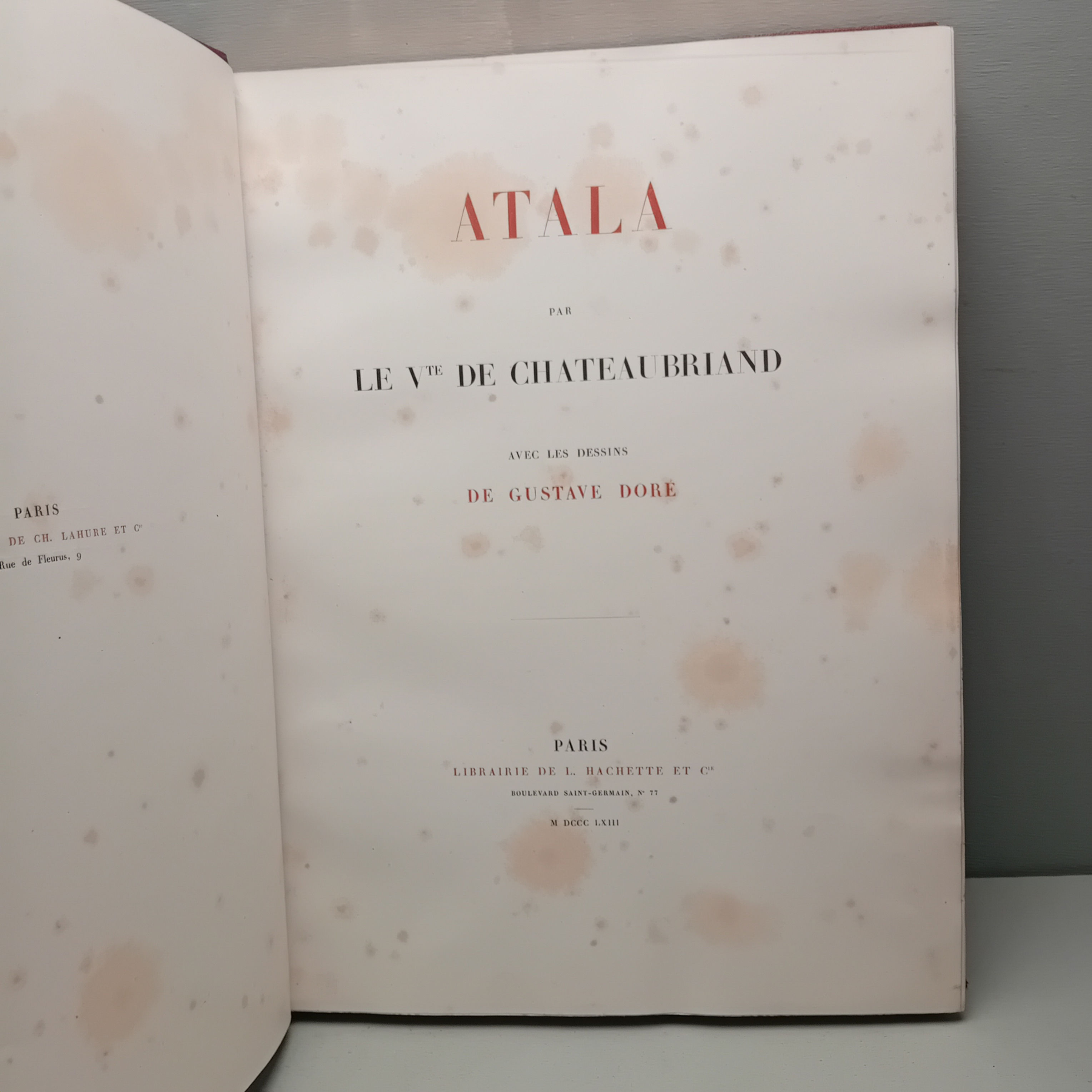 CHATEAUBRIAND Viconte de « Atala » - Dessins de Gustave DORÉ