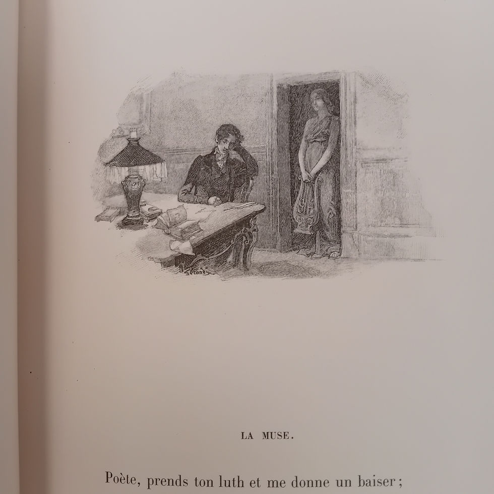 Miniature : MUSSET Alfred de « Les Nuits et Souvenir »