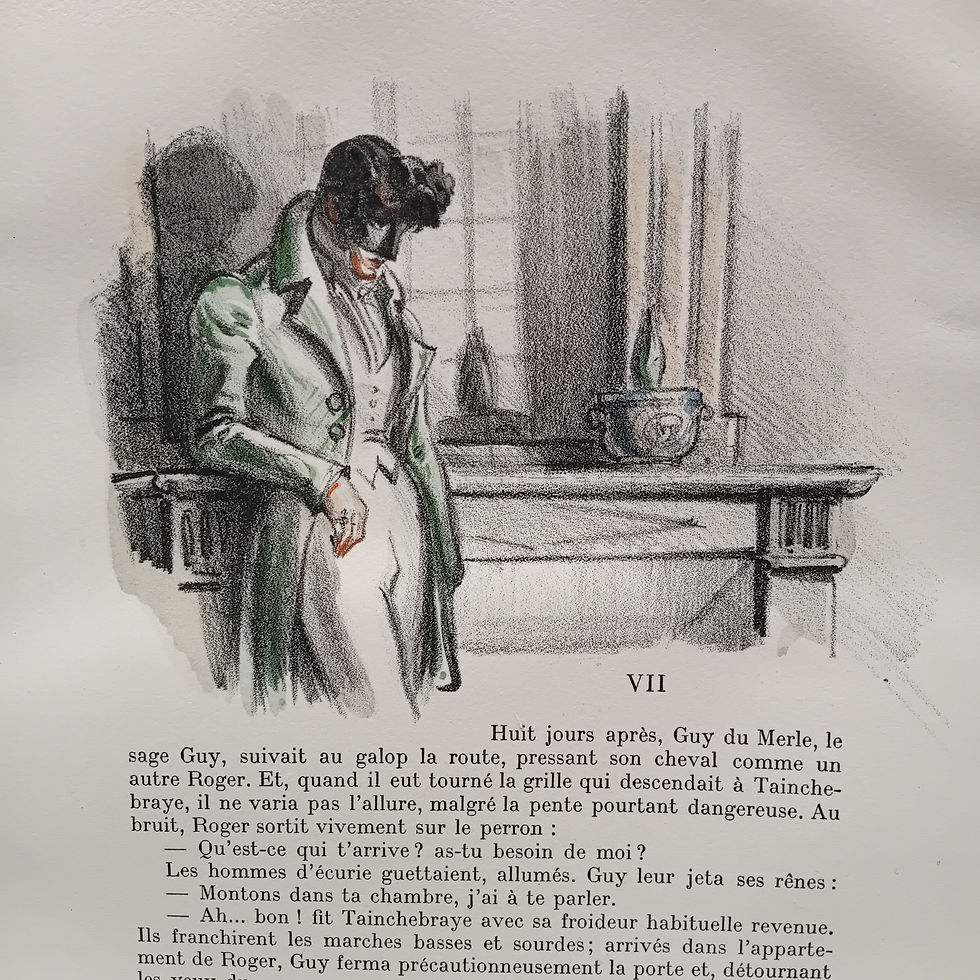 Thumbnail: LA VARENDE Jean de « Nez-de-Cuir » Lithographies de Henriette BELLAIR