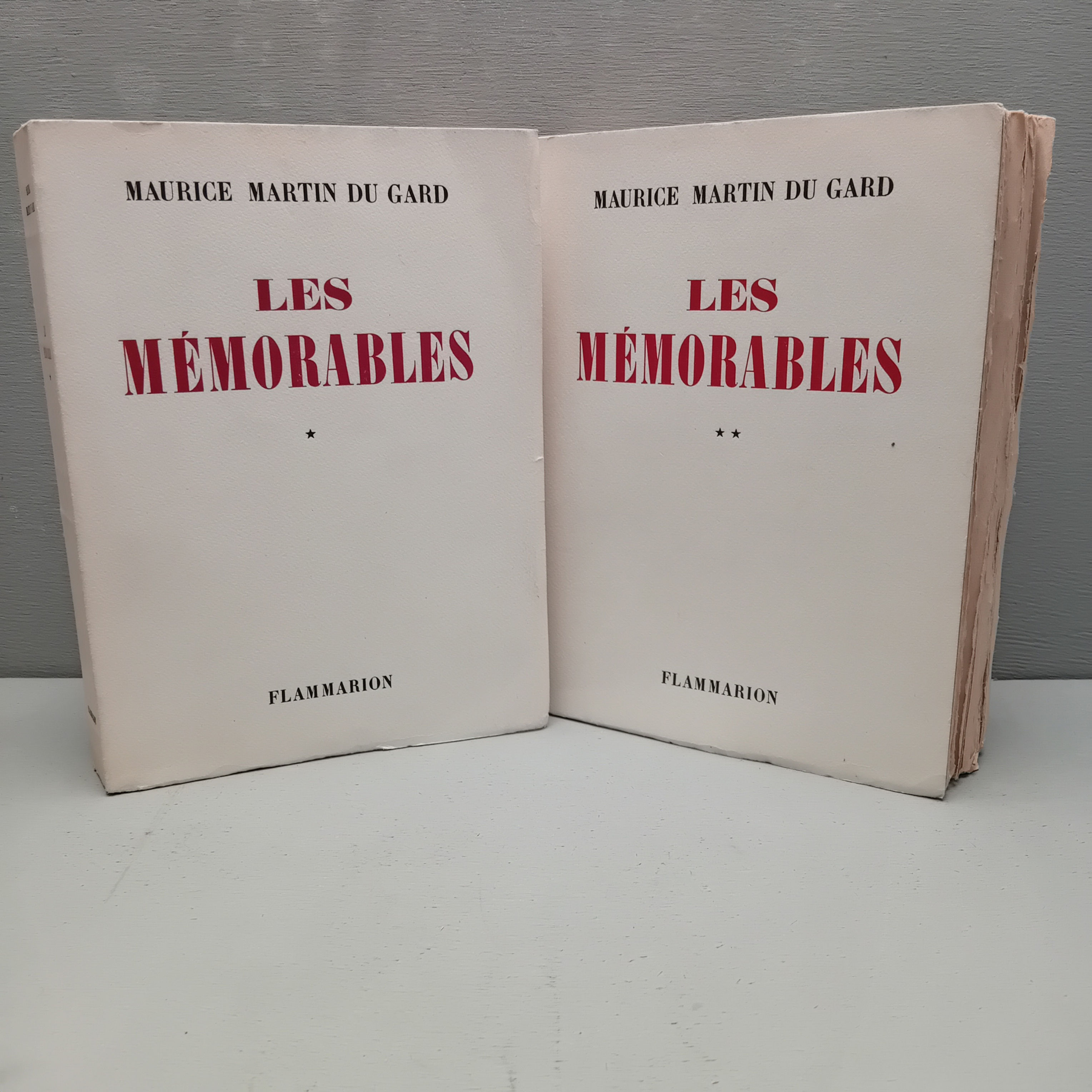 MARTIN DU GARD Maurice « Les Mémorables » - 2 vol.