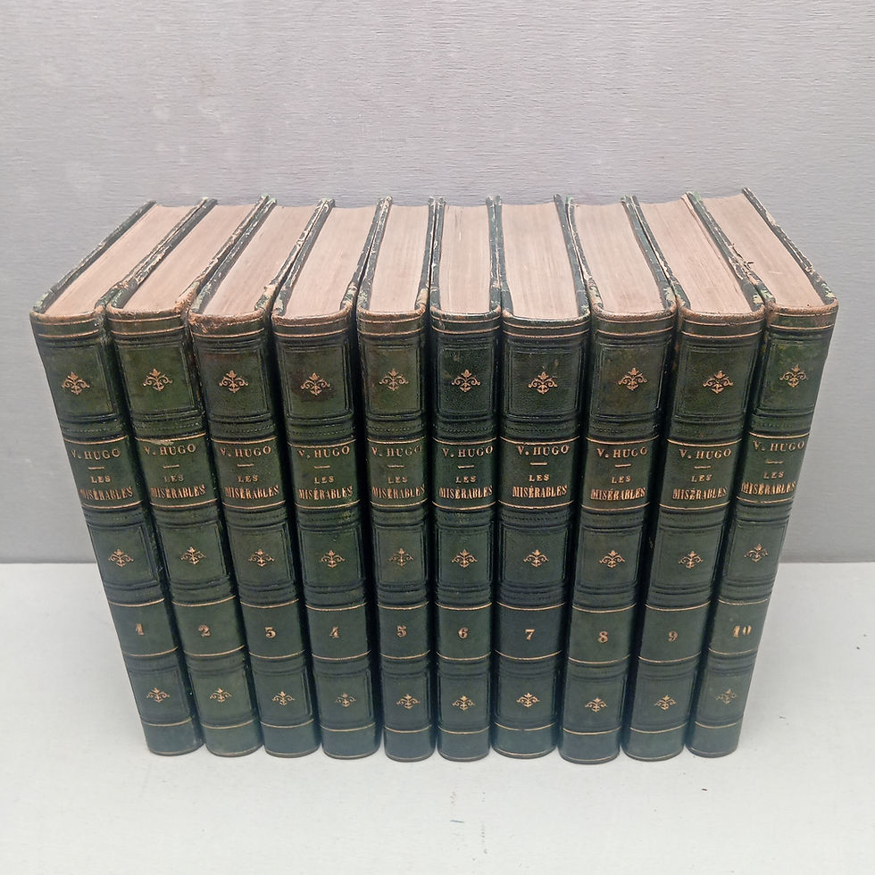 Miniature : HUGO Victor  « Les Misérables » - 1862