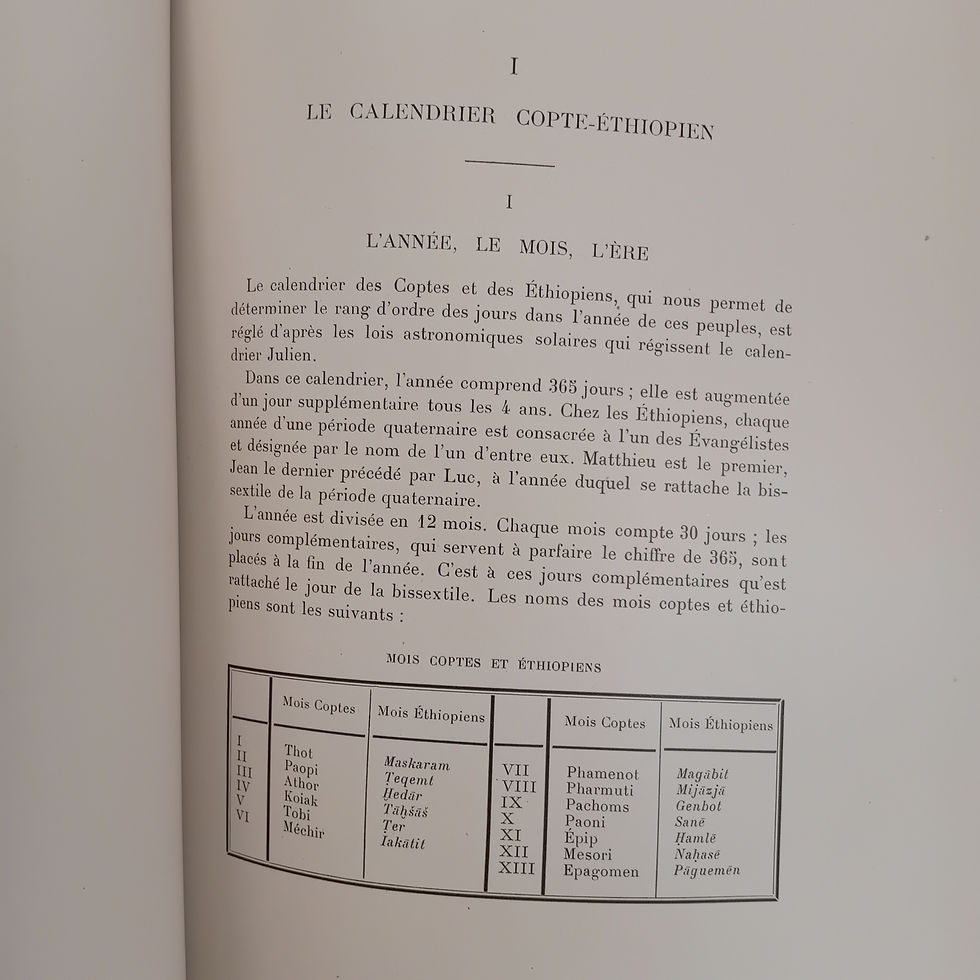 Miniature : CHAINE M. « La chronologie des temps chrétiens de l'Egypte et de l'Ethiopie »