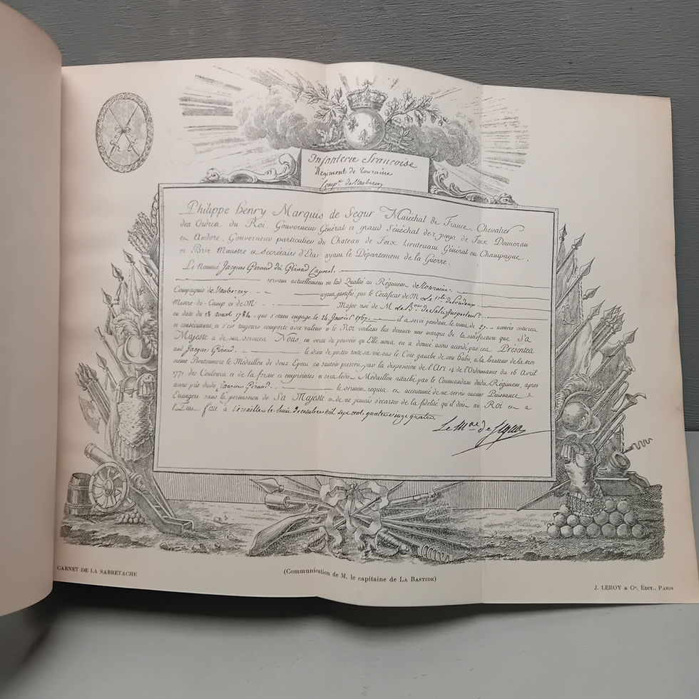 Thumbnail: CARNET DE LA SABRETACHE – REVUE MILITAIRE RÉTROSPECTIVE » 1911
