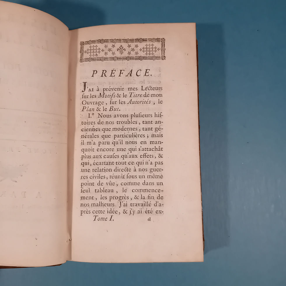 Miniature : [ANQUETIL L.-P.] « L'esprit de la Ligue » - 3 volumes
