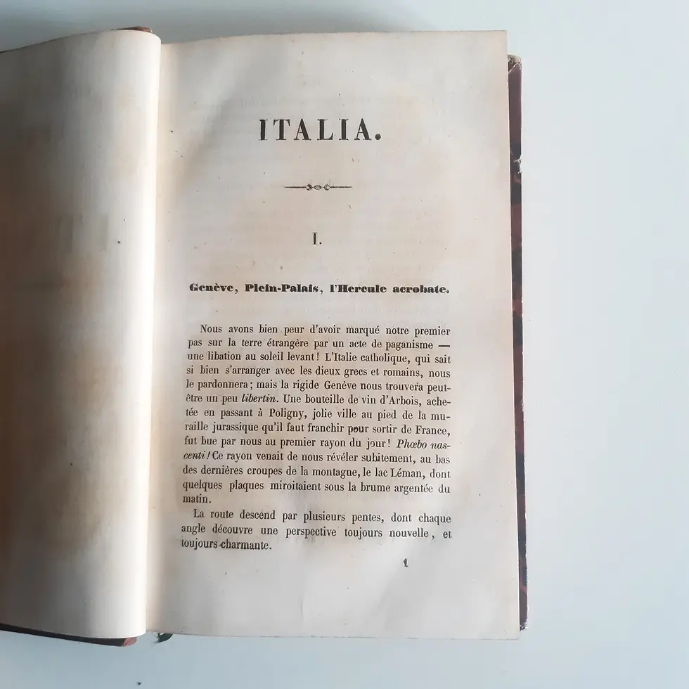 Miniature : GAUTIER Théophile « Italia »