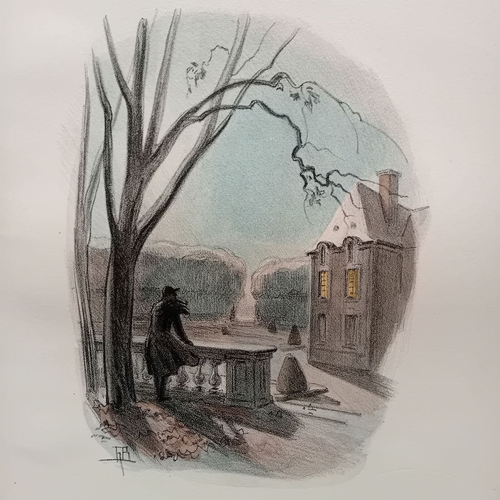 Thumbnail: LA VARENDE Jean de « Nez-de-Cuir » Lithographies de Henriette BELLAIR