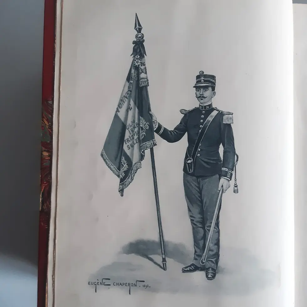 Thumbnail: DU FRESNEL Commandant « Un régiment à travers l'Histoire – Le 76e, Ex-1er Léger
