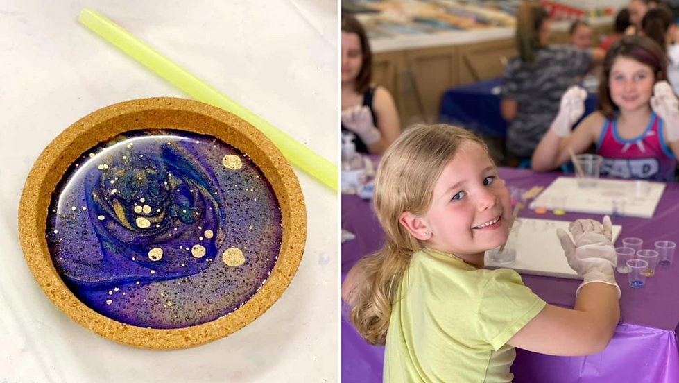 TOOWOOMBA - TCC - September School Holidays - Learn to make 2x water based resin coasters!