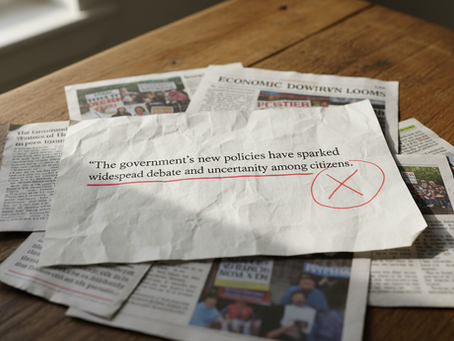 They say the company is “excited to announce” something. They repeat the product description. They praise the team. They use words nobody would say out loud unless trapped in a webinar. After two sentences, the quote has added nothing that the headline, subhead, and first paragraph did not already cover.