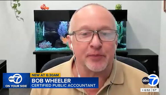 Publicist Jerome Cleary secured media placement for his client, CPA Bob Wheeler, on ABC News. 