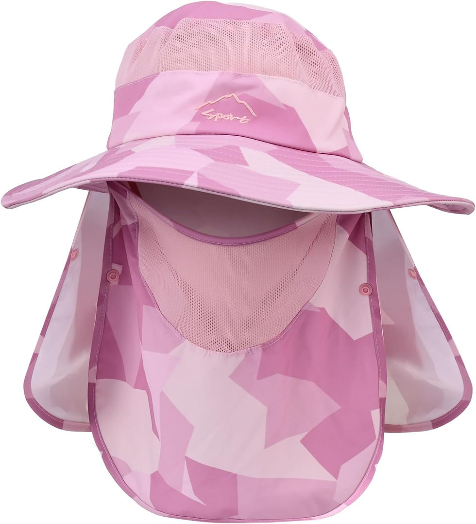 Thumbnail: Sun Hats for Men Women Fishing Hat UPF 50+ Breathable Wide Brim Summer UV Prote