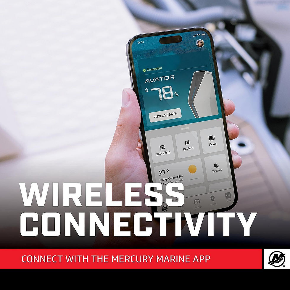 Thumbnail: MERCURY Marine SmartCraft Connect Mobile - Outboard Connected Boat Engine System