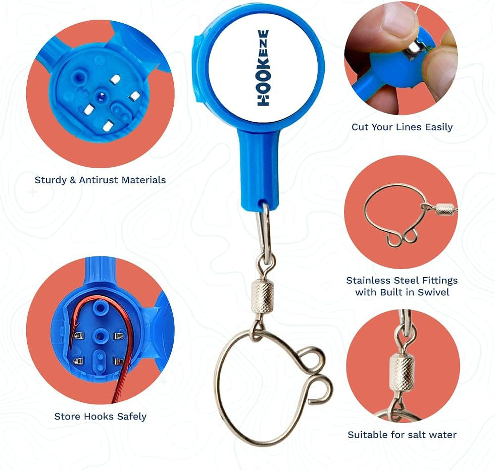 Thumbnail: HOOK-EZE Fishing Knot Tying Tool | Protect from Fish Hooks | Tie Fishing Knots 