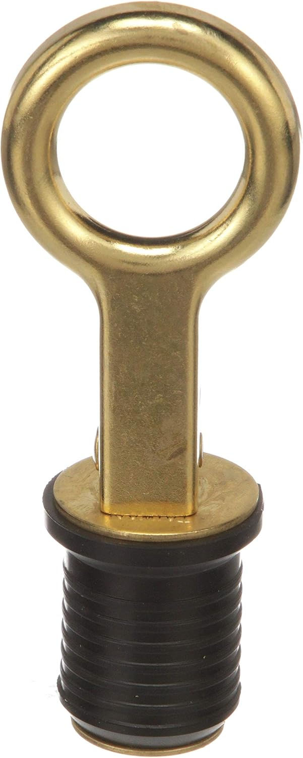 Thumbnail: Attwood 7524A7 Snap-Handle Drain Plug,