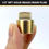 Thumbnail: Boat Plugs 1/2 Inch Npt Solid Brass Boat Drain Plug, 2 Pack Garboard Drain Plug