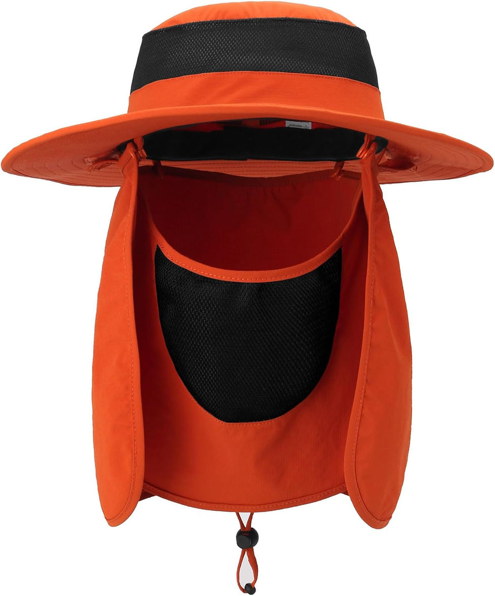 Thumbnail: Outdoor Sun Hat UPF 50 Protection Waterproof Fishing hat Face Cover Summer Neck