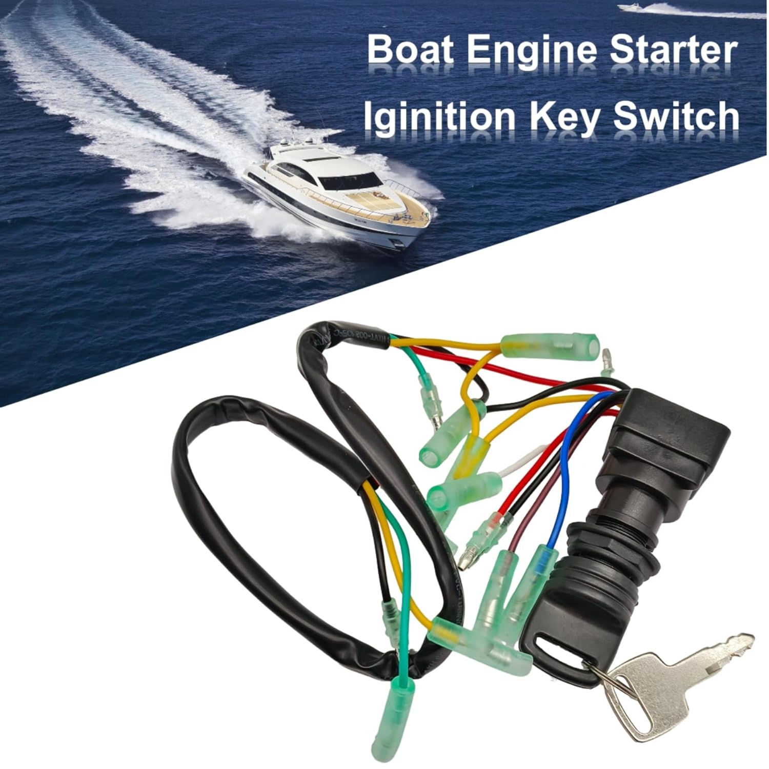 703 82510 43 00 Remote Control Box Ignition Switch Key Assy for Yamaha 2 & 4 St