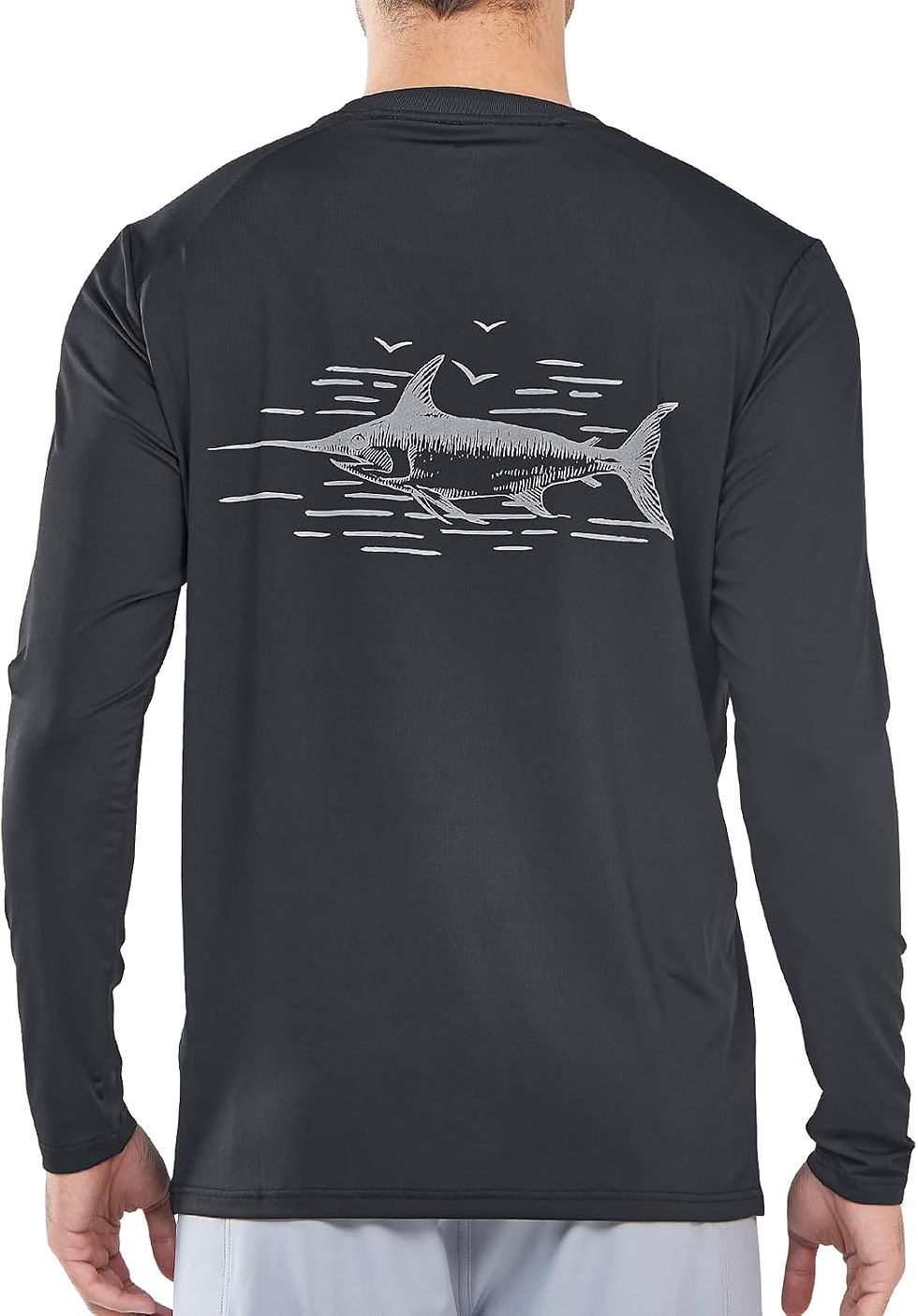 Thumbnail: NORTHYARD Men's UPF 50+ Sun Protection Shirts Long Sleeve Swim Beach Rash Guard
