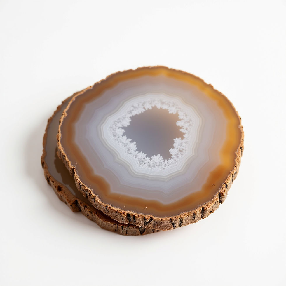 Polished Agate Coasters