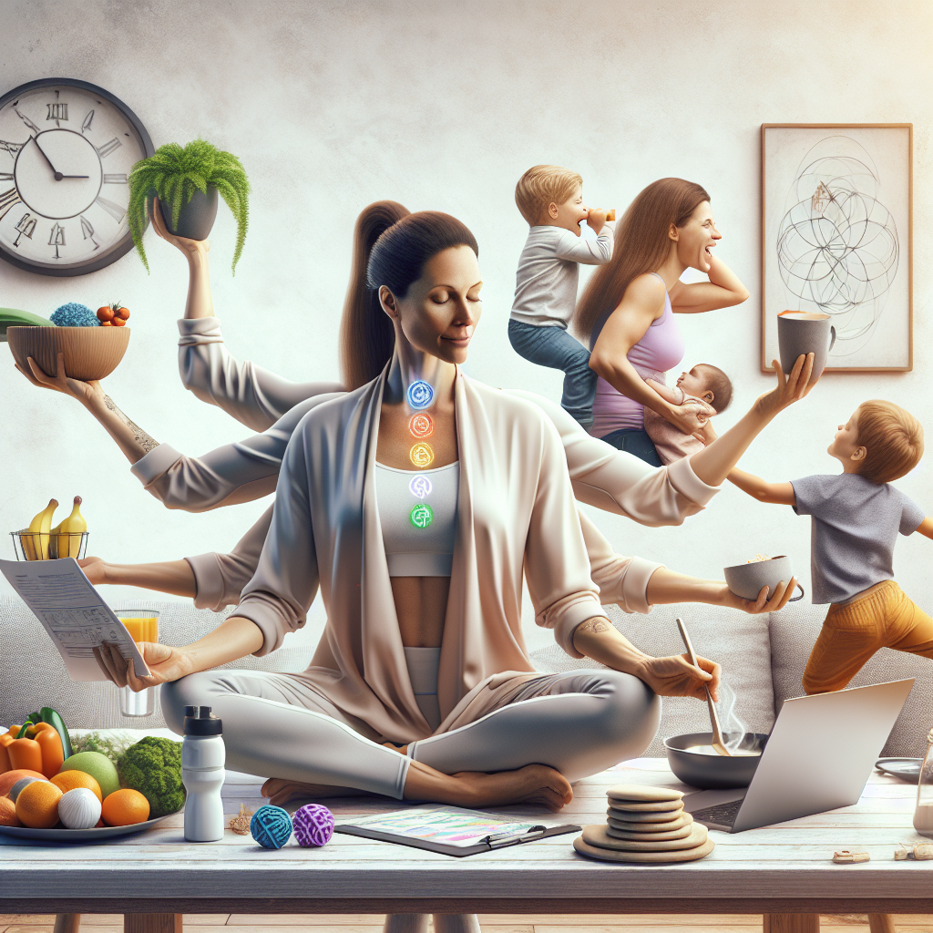 Woman practicing yoga