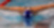 Halstead swimmer swimming butterfly. arms out, head down.