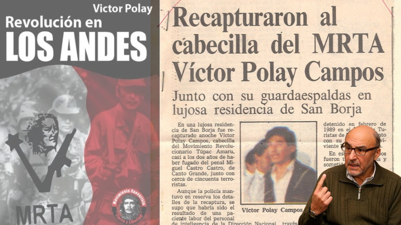 El historiador Antonio Zapata prologó el libro de Víctor Polay Campos.