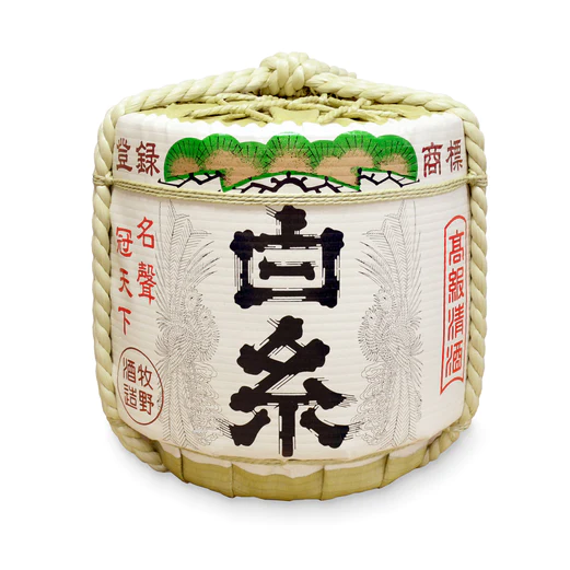 Empty Sake Barrel Shiraito | sake-import