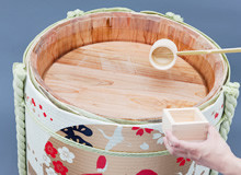 鏡開きセット（空の木製酒樽）全サイズが100ドルオフになりました