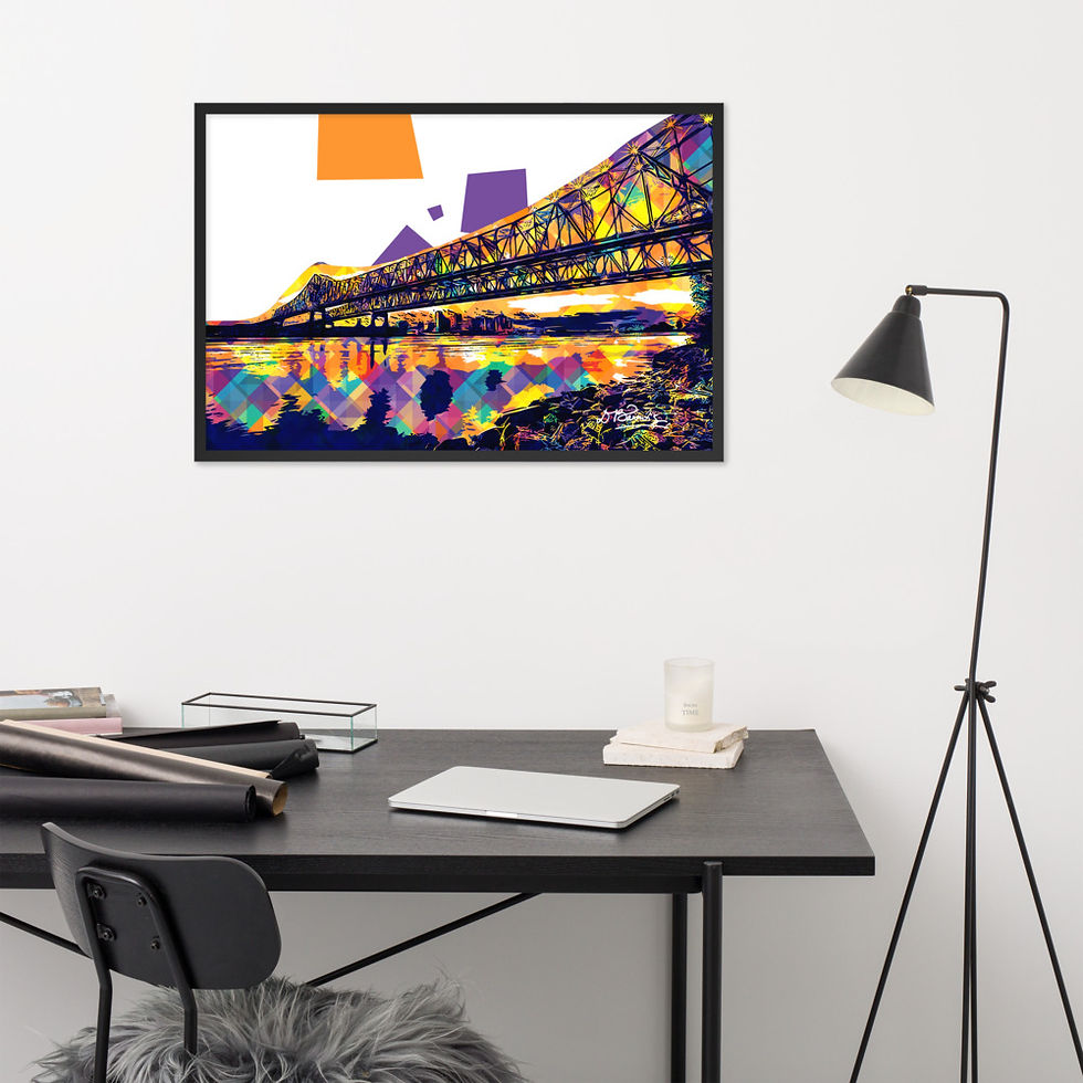 Thumbnail: Crescent City Connection Framed poster
