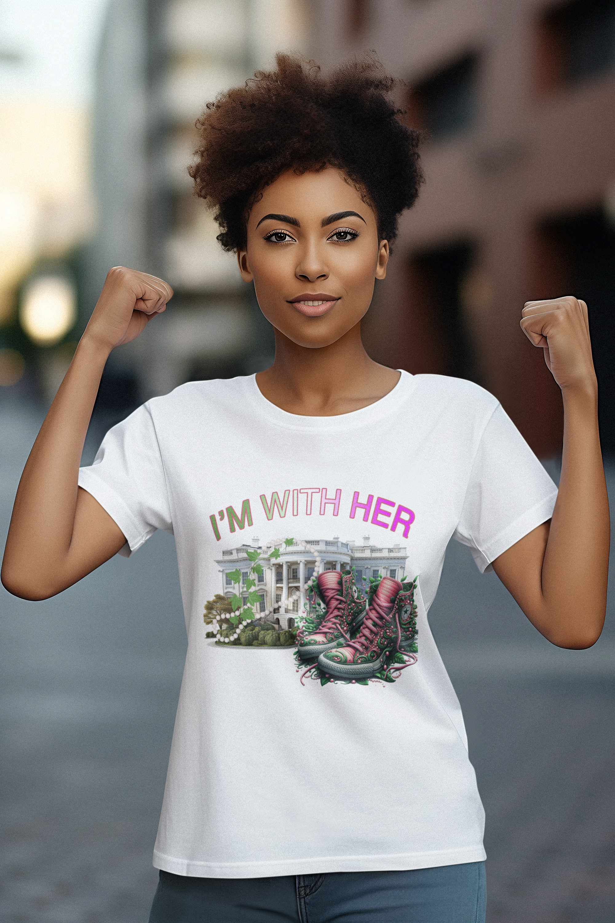 I'm With Her Unisex classic tee
