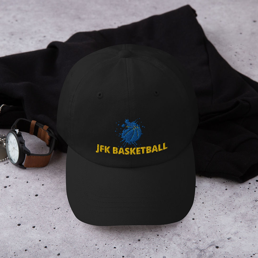 Thumbnail: JFK Basketball Hat (Front & Back Text)