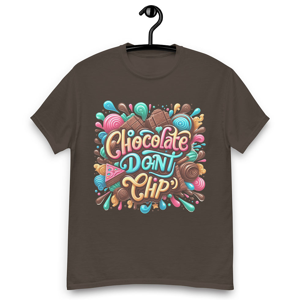 Thumbnail: Chocolate Don't Chip Unisex Classic Tee