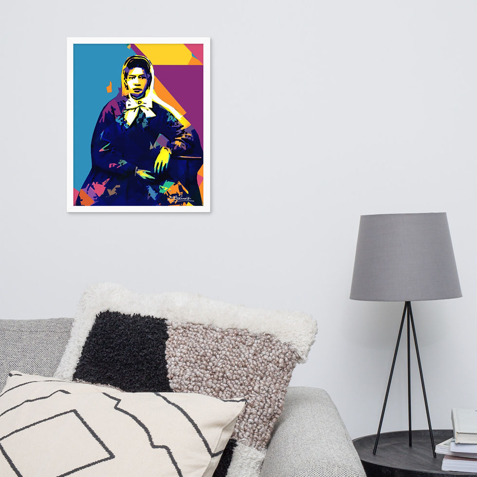 Thumbnail: Marie Framed photo paper poster