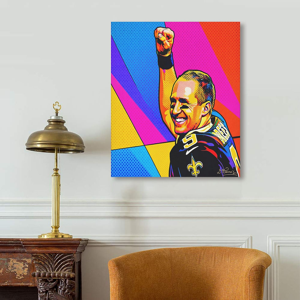 Thumbnail: Drew Pop_sign Canvas Print 20x24inch