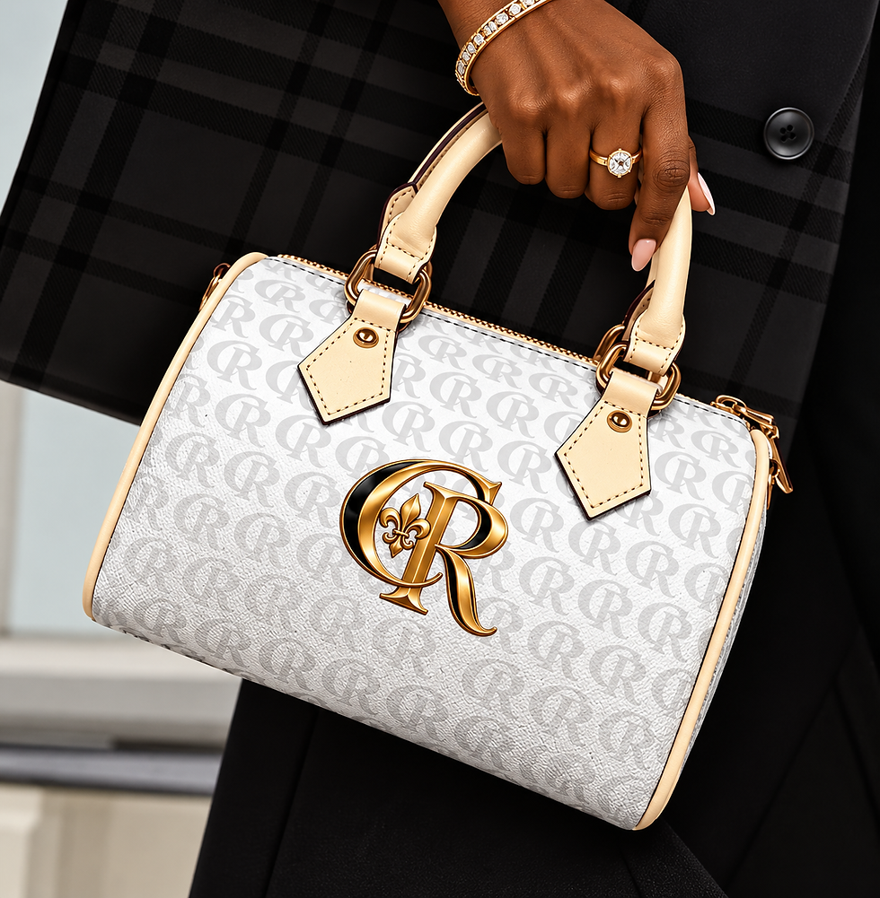 Thumbnail: CR Monogram Barrel Crossbody Purse