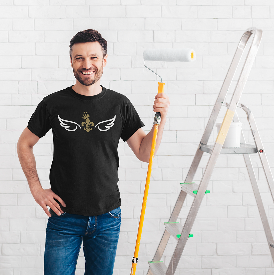 Sovereignty Fleur de Lis Crown Wings Unisex t-shirt  