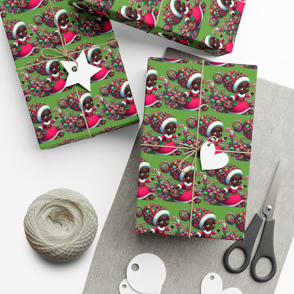 Thumbnail: PG Mrs Claus Gift Wrap Papers