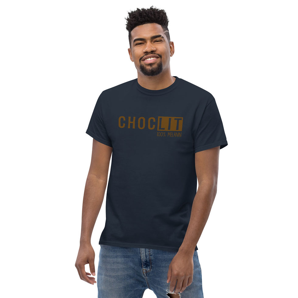 Thumbnail: ChocLit 100% Melanin Men's T-Shirt