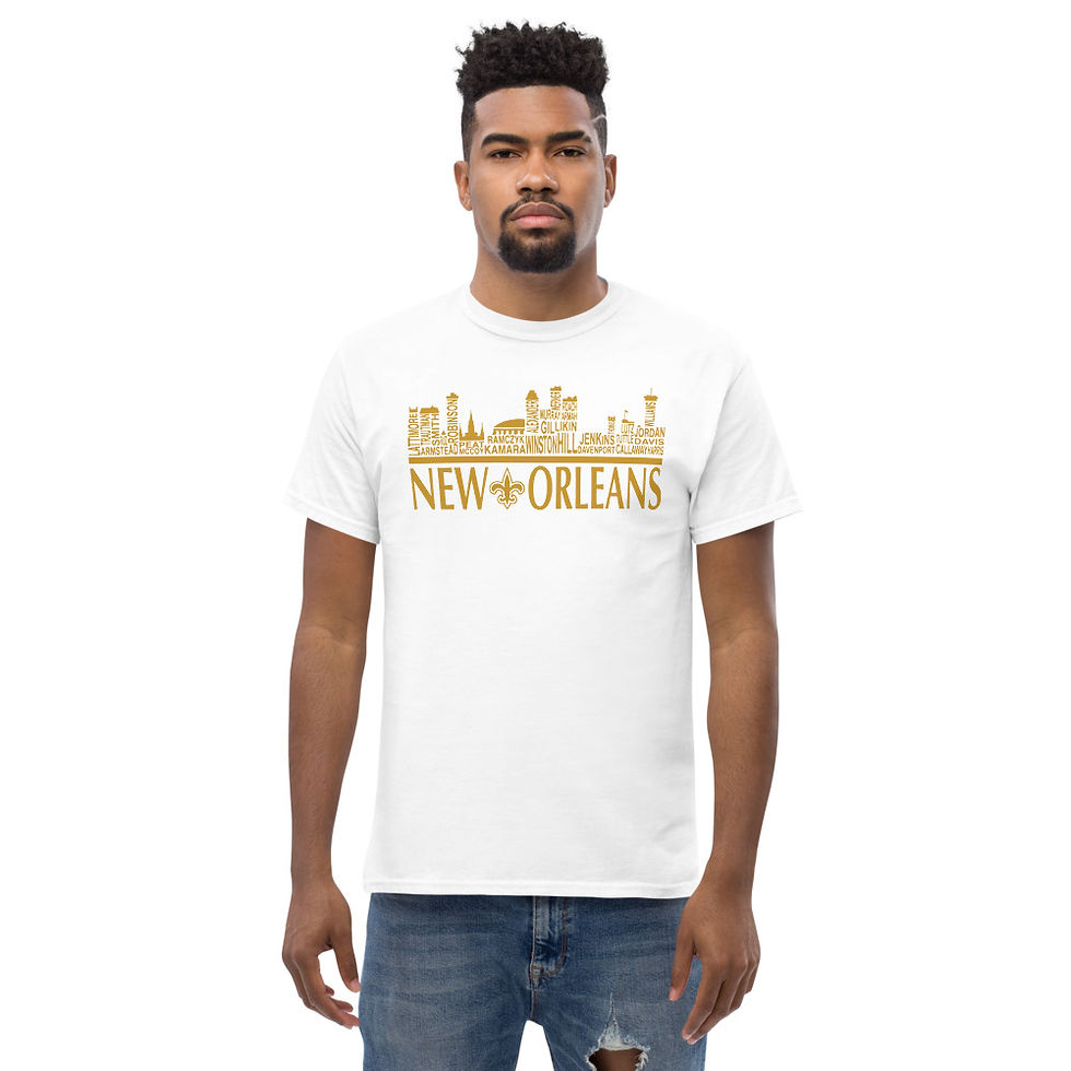 Thumbnail: Saints Skyline Men's heavyweight Tee