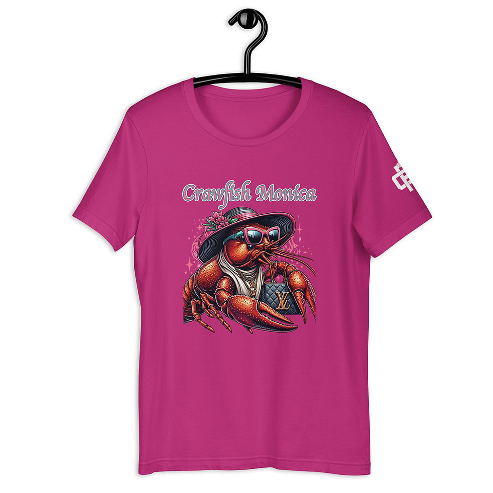Thumbnail: Crawfish Monica Unisex t-shirt