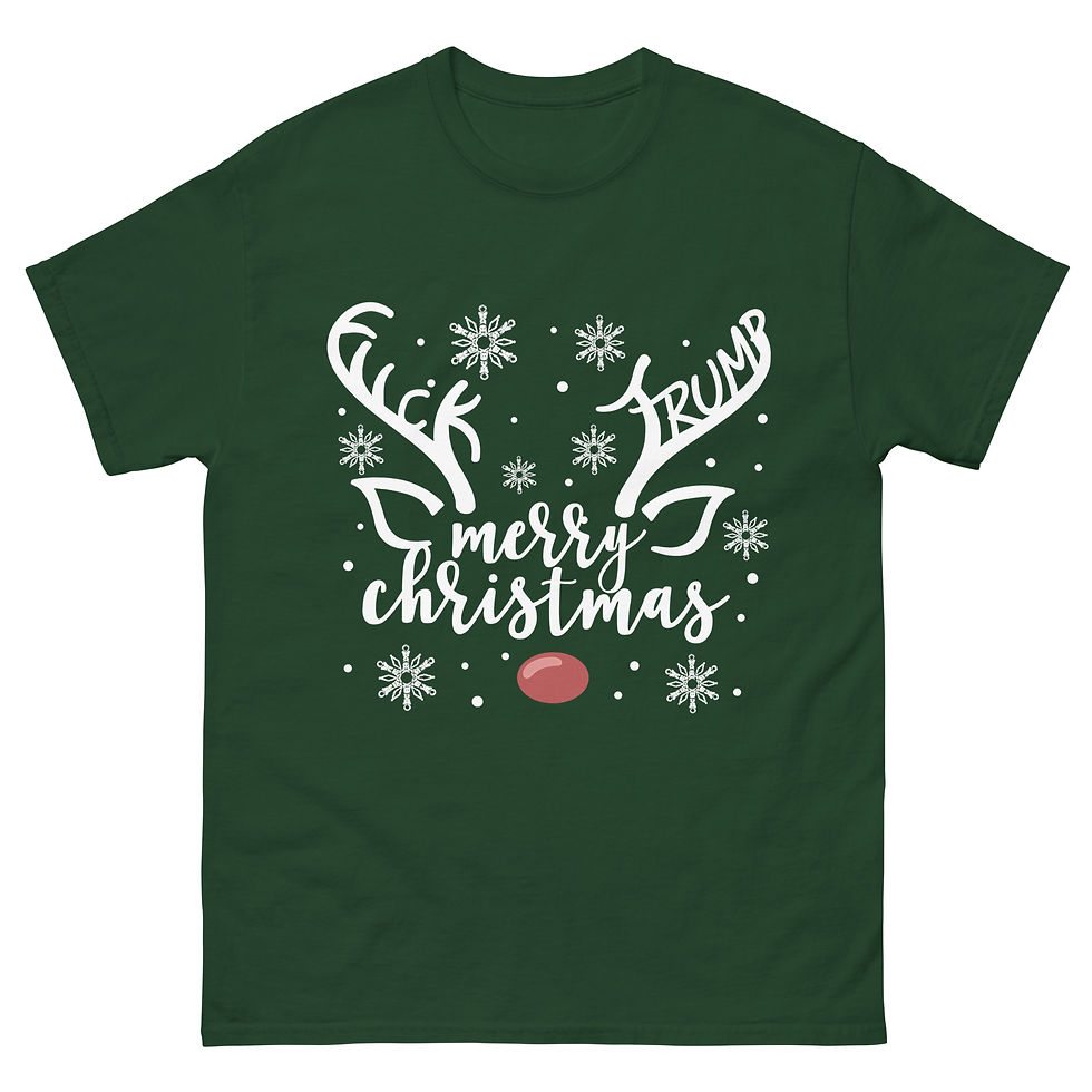 Thumbnail: No Trump Subtle Reindeer classic tee