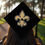 Thumbnail: Fleur de Lis Graduation Cap Topper