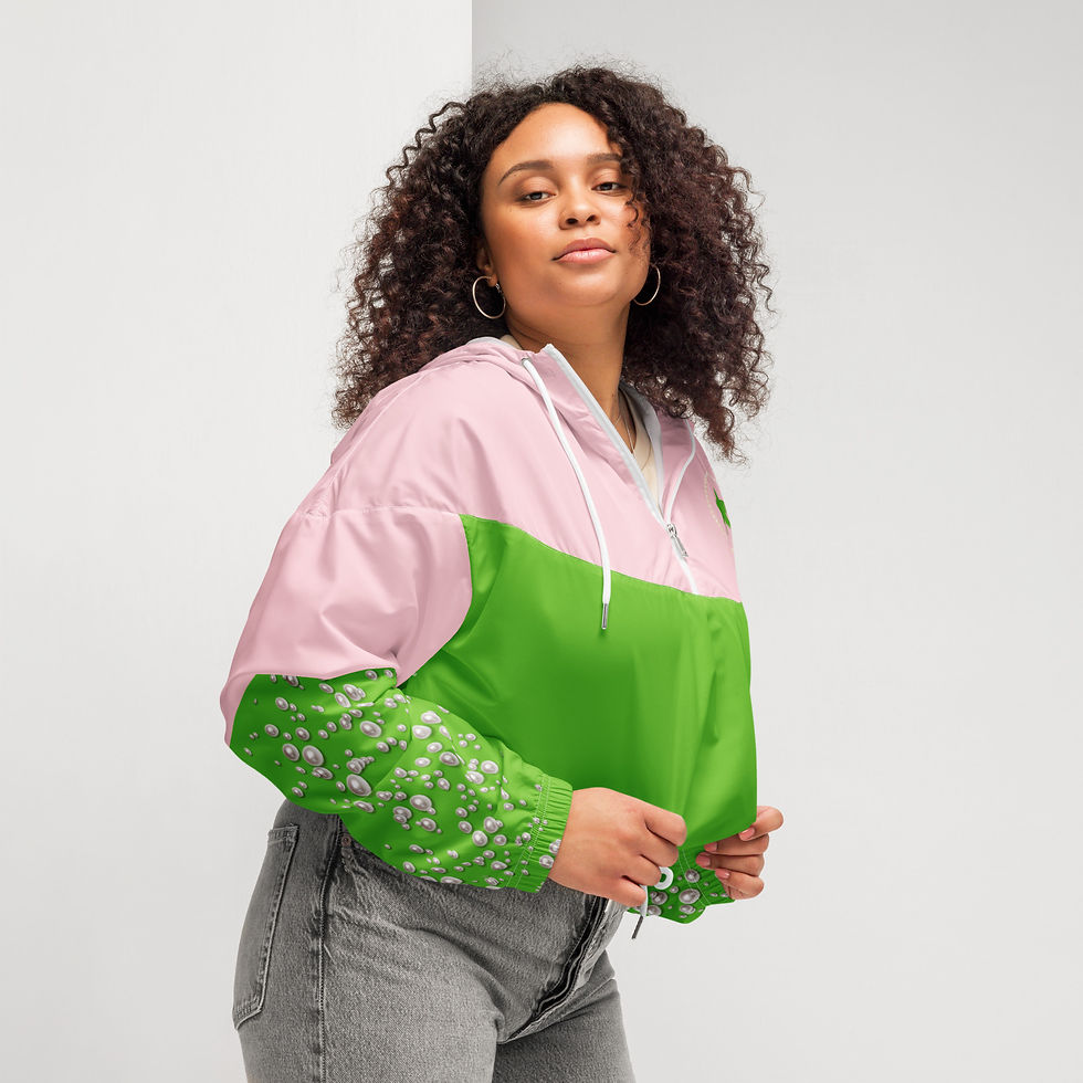 Thumbnail: MCMVIII Pearl Women’s cropped windbreaker