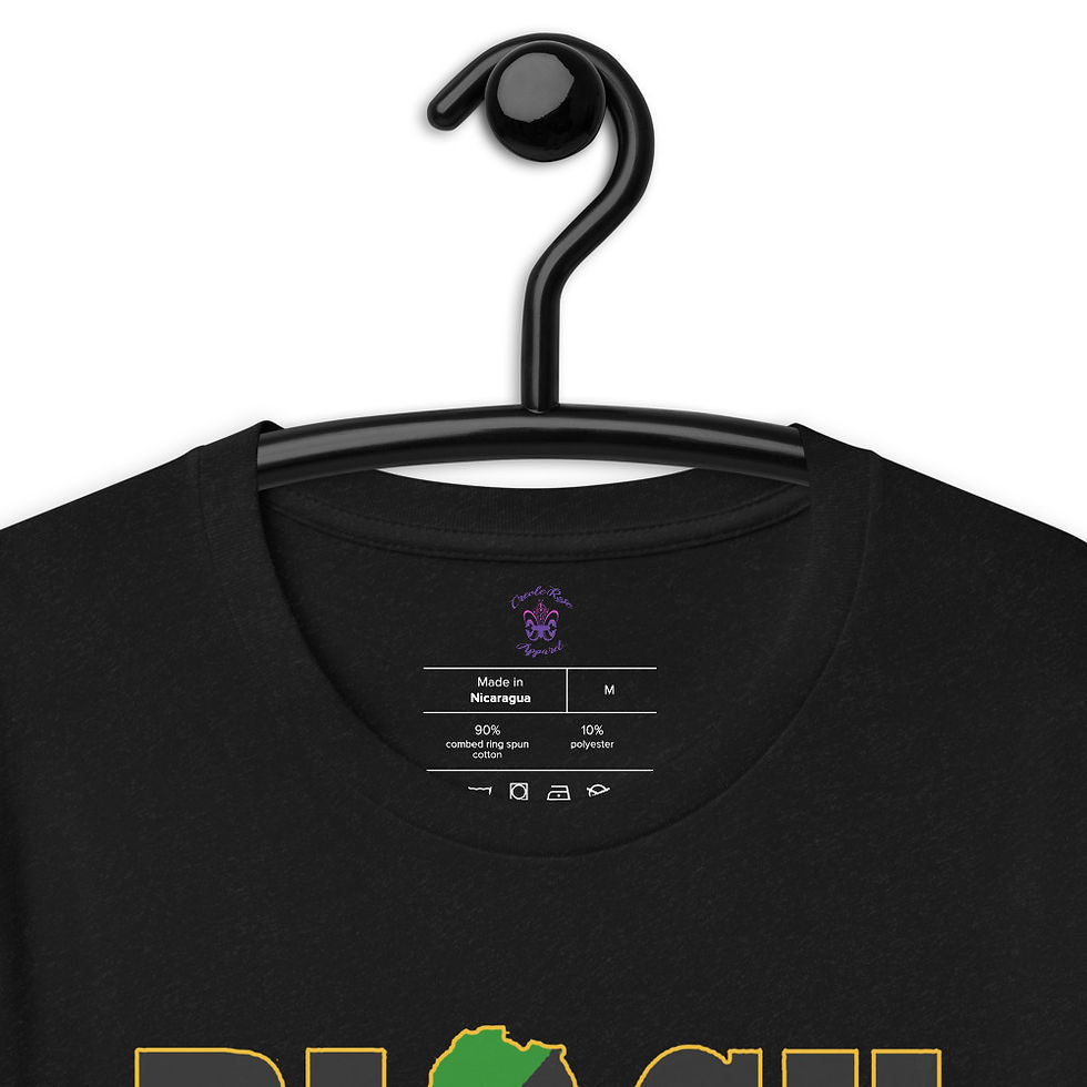 Thumbnail: Black Green Black Red Africa Short-Sleeve Unisex T-Shirt 